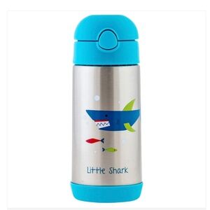 Stephen Joseph Shark Insulated Stainless Steel Bottle - New